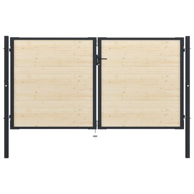 vidaXL Zaunlatten 40 Stk. 134 cm Massivholz Fichte