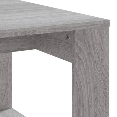 vidaXL Couchtisch Grau Sonoma 102x50x35 cm Holzwerkstoff