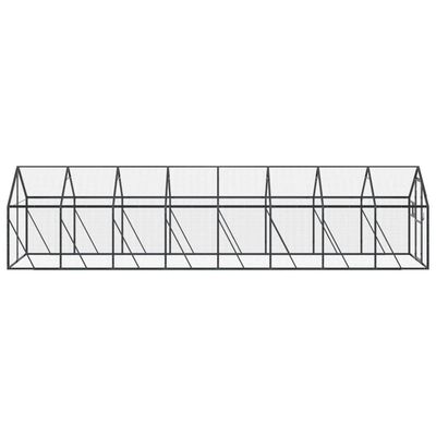 vidaXL Voliere Anthrazit 1,79x8x1,85 m Aluminium