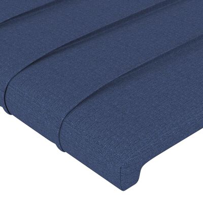 vidaXL Kopfteile 4 Stk. Blau 80x5x78/88 cm Stoff