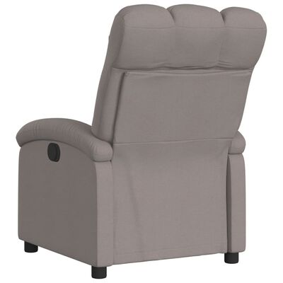 vidaXL Relaxsessel Taupe Stoff