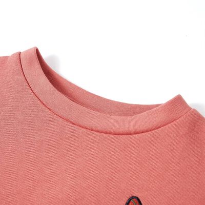 Kinder-Sweatshirt mit Farbblock Rosa 104