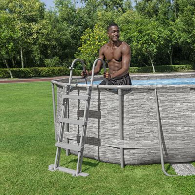 Bestway Power Steel Swimmingpool Set 488x305x107 cm