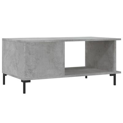 vidaXL Couchtisch Betongrau 90x50x40 cm Holzwerkstoff