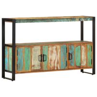 vidaXL Sideboard 120x30x75 cm Altholz Massiv