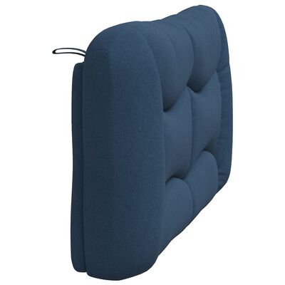 vidaXL Kopfteil-Kissen Blau 140 cm Stoff