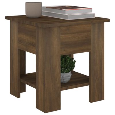 vidaXL Couchtisch Braun Eichen-Optik 40x40x42 cm Holzwerkstoff