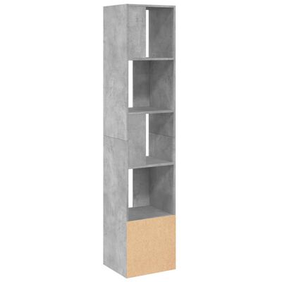 vidaXL Bücherregal Betongrau 40x36x189 cm Holzwerkstoff