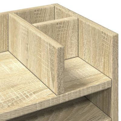 vidaXL Schreibtisch-Organizer Sonoma-Eiche 44,5x24x25 cm Holzwerkstoff