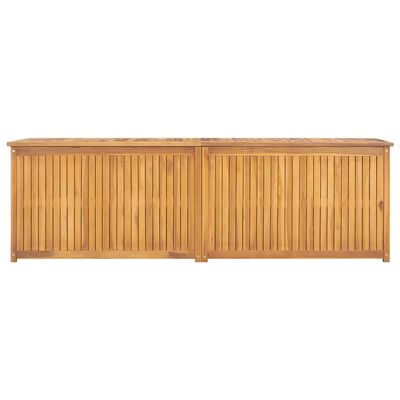 vidaXL Gartenbox 175x50x55 cm Massivholz Teak