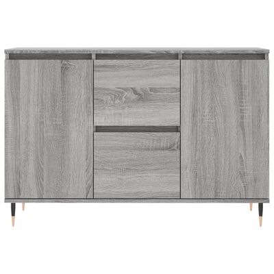 vidaXL Sideboard Grau Sonoma 104x35x70 cm Holzwerkstoff