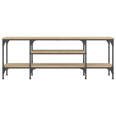 vidaXL TV-Schrank Sonoma-Eiche 121x35x45 cm Holzwerkstoff & Eisen