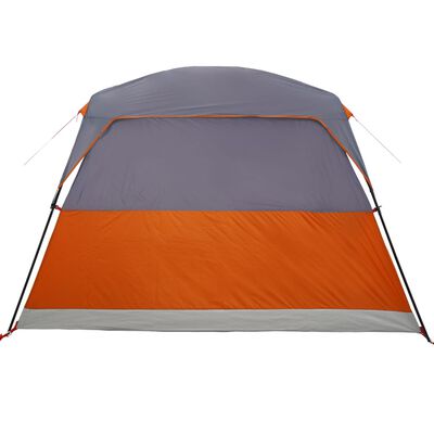 vidaXL Campingzelt 4 Personen Orange Wasserdicht