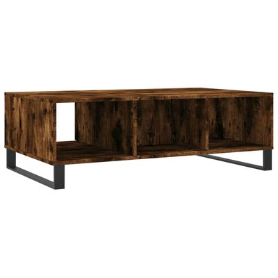 vidaXL Couchtisch Räuchereiche 104x60x35 cm Holzwerkstoff