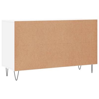 vidaXL Sideboard Hochglanz-Weiß 100x36x60 cm Holzwerkstoff