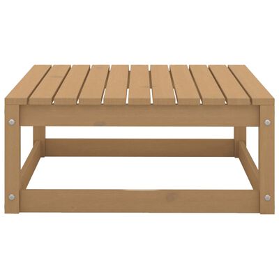 vidaXL 10-tlg. Garten-Lounge-Set Honigbraun Massivholz Kiefer