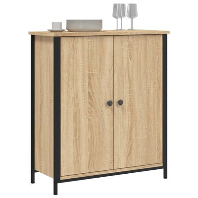 vidaXL Sideboard Sonoma-Eiche 70x30x80 cm Holzwerkstoff