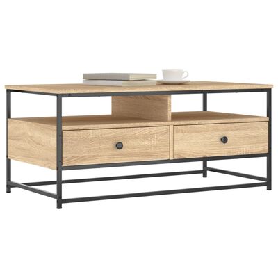 vidaXL Couchtisch Sonoma-Eiche 100x51x45 cm Holzwerkstoff