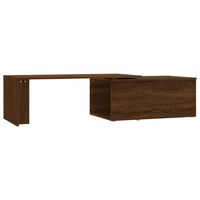 vidaXL Couchtisch Braun Eichen-Optik 150x50x35 cm Holzwerkstoff