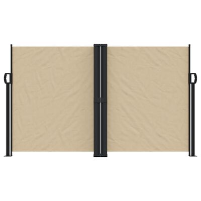 vidaXL Seitenmarkise Ausziehbar Beige 140x1200 cm