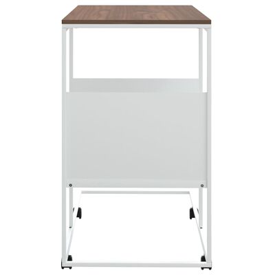 vidaXL Beistelltisch mit Rollen Weiß 55x36x63,5 cm Holzwerkstoff