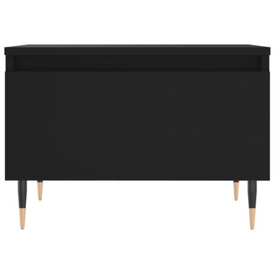 vidaXL Couchtische 2 Stk. Schwarz 50x46x35 cm Holzwerkstoff