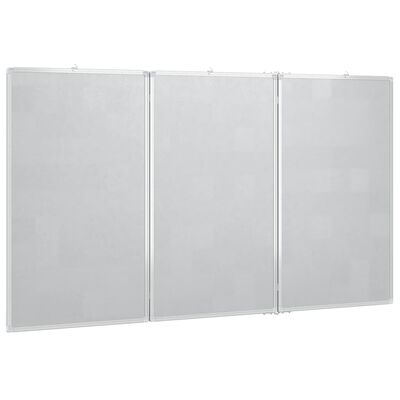 vidaXL Magnetisches Whiteboard Klappbar 120x100x1,7 cm Aluminium