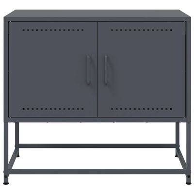 vidaXL TV-Schrank Anthrazit 68,5x39x60,5 cm Stahl