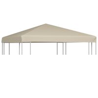 vidaXL Pavillondach 310 g/m² 3×3 m Beige