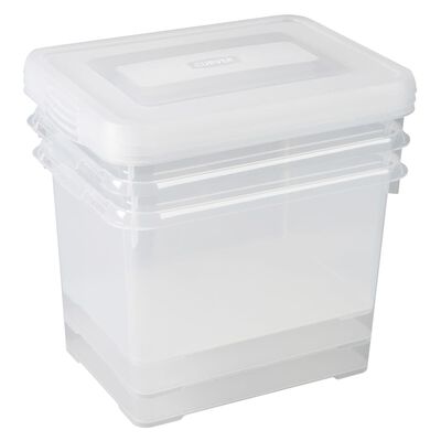 Curver Aufbewahrungsboxen-Set Handy 3x20L Transparent