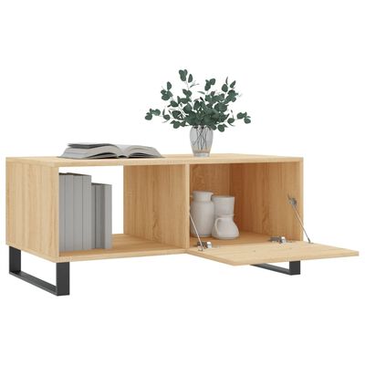 vidaXL Couchtisch Sonoma-Eiche 90x50x40 cm Holzwerkstoff