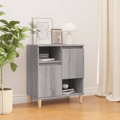 vidaXL Sideboard Grau Sonoma 60x35x70 cm Holzwerkstoff