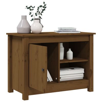 vidaXL TV-Schrank Honigbraun 70x36,5x52 cm Massivholz Kiefer