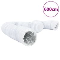 vidaXL Lüftungsschlauch Aluminium und PVC 6 m Ø10 cm