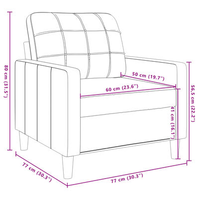 vidaXL 3-tlg. Sofagarnitur Taupe Stoff