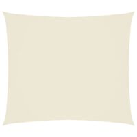 vidaXL Sonnensegel Oxford-Gewebe Rechteckig 2x2,5 m Creme