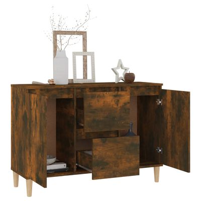 vidaXL Sideboard Räuchereiche 103,5x35x70 cm Holzwerkstoff