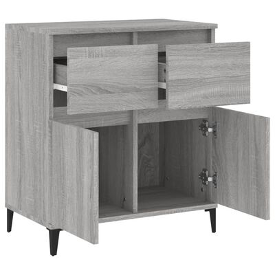 vidaXL Sideboard Grau Sonoma 60x35x70 cm Holzwerkstoff