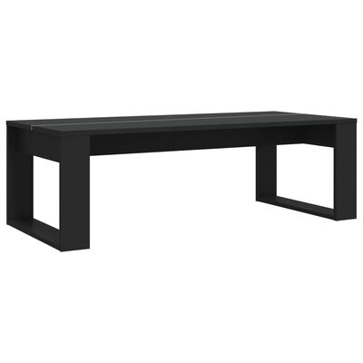 vidaXL Couchtisch Schwarz 110x50x35 cm Holzwerkstoff