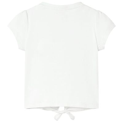 Kinder-T-Shirt Ecru 104