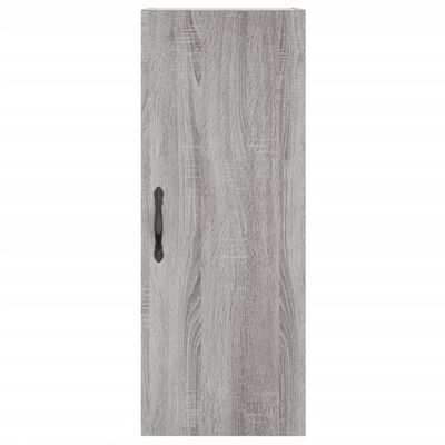 vidaXL Highboard Grau Sonoma 34,5x34x180 cm Holzwerkstoff