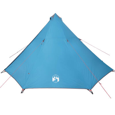 vidaXL Tipi-Familienzelt 8 Personen Blau Wasserdicht