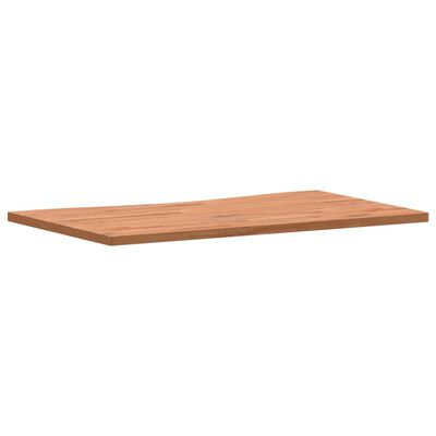 vidaXL Schreibtischplatte 100x(55-60)x2,5 cm Massivholz Buche