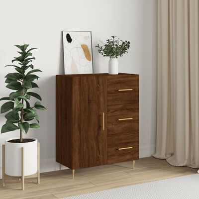 vidaXL Sideboard Braun Eichen-Optik 69,5x34x90 cm Holzwerkstoff