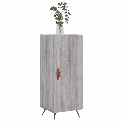 vidaXL Sideboard Grau Sonoma 34,5x34x90 cm Holzwerkstoff