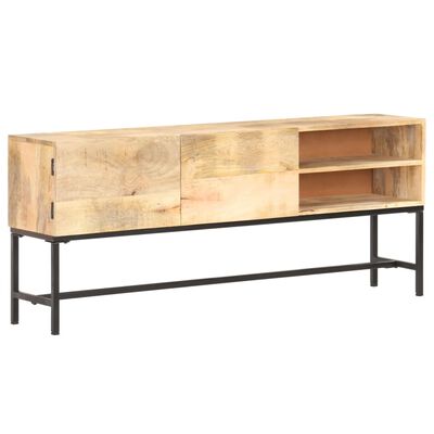 vidaXL Sideboard 145x30x60 cm Mango Massivholz