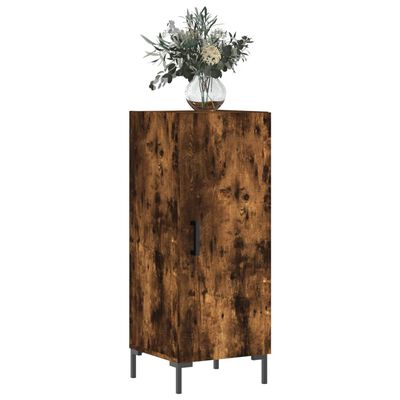 vidaXL Sideboard Räuchereiche 34,5x34x90 cm Holzwerkstoff