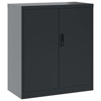 vidaXL Aktenschrank Anthrazit 79x40x90 cm Stahl