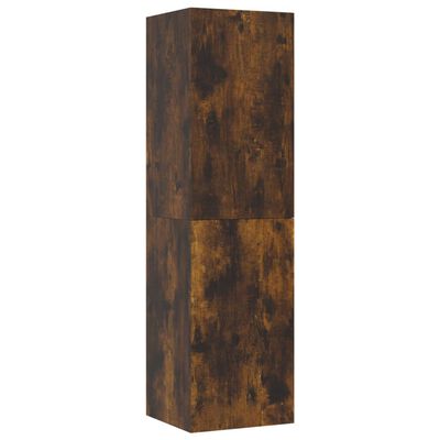 vidaXL TV-Wandschrank Räuchereiche 30,5x30x110 cm