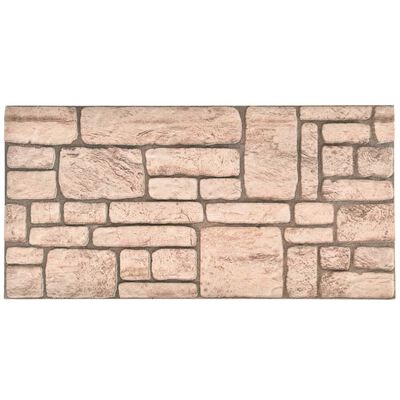 vidaXL 3D-Wandpaneele 11 Stk. Beige Backstein-Optik EPS